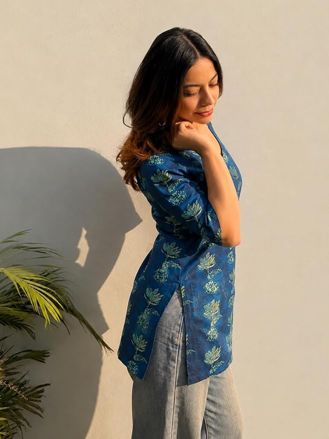 anni designer cotton short kurti for women | stylish kurti | short kurti top | casual kurta for women | comfortable cotton kurtis for womens anni designer cotton short kurti for women | stylish kurti | short kurti top | casual kurta for women | comfortable cotton kurtis for womens