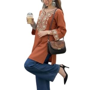 anni designer cotton short kurti for women | stylish kurti | short kurti top | casual kurta for women | comfortable cotton kurtis for womens