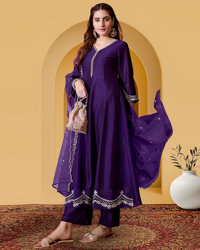 amazon brand tavasya women vichitra zari sequence embroide kurta with pant and dupatta|kurta set|ethnic wear|salwar suit|3 piece set amazon brand tavasya women vichitra zari sequence embroide kurta with pant and dupatta|kurta set|ethnic wear|salwar suit|3 piece set